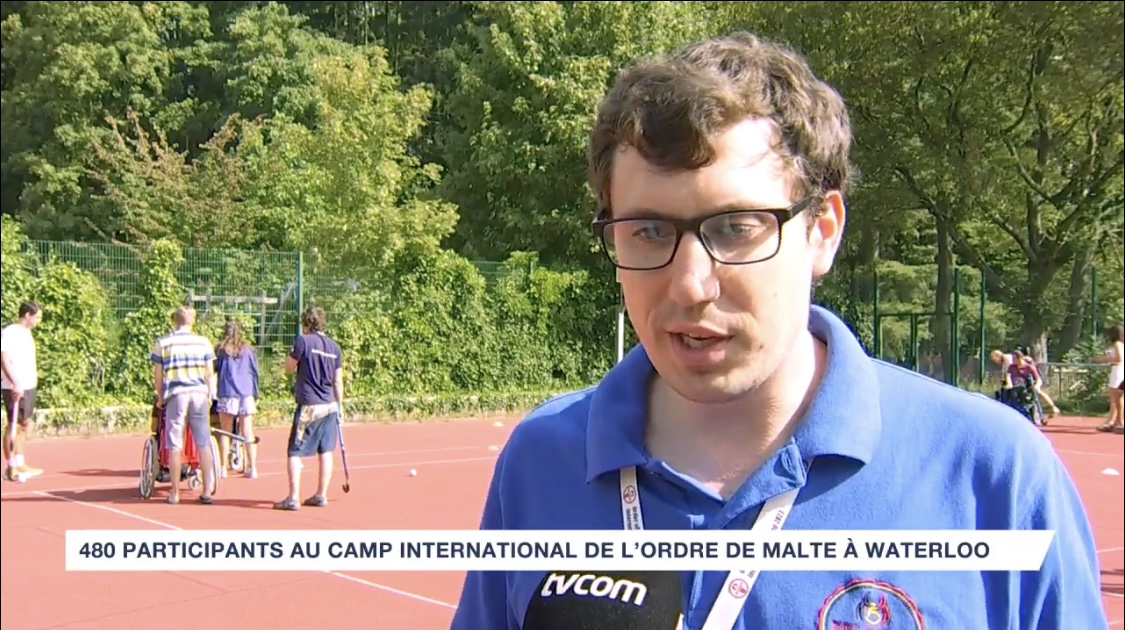 Reportage télévisé sur le Camp international 