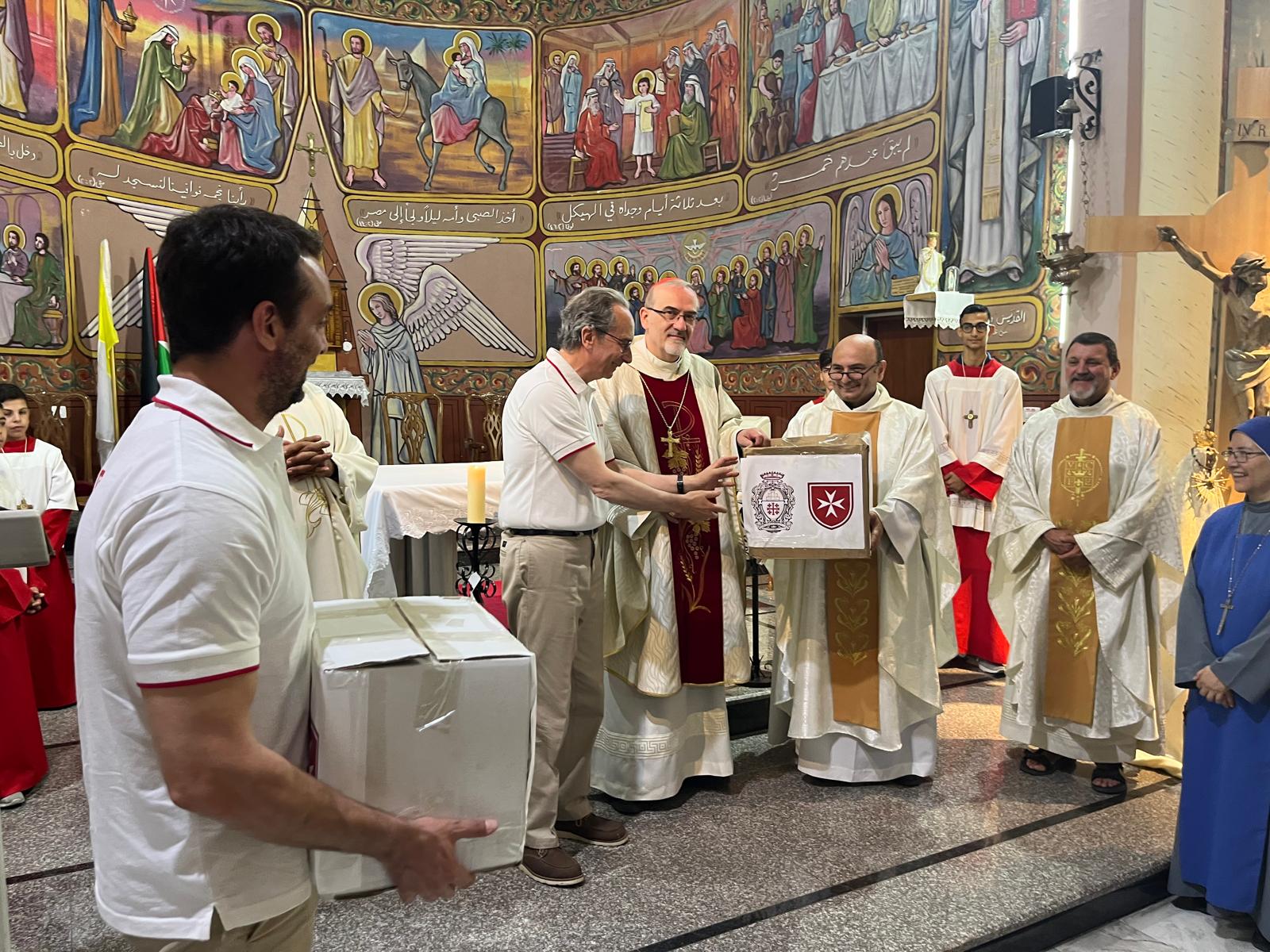Latin Patriarchate of Jerusalem and Sovereign Order of Malta deliver humanitarian aid in Gaza 